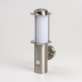 LED-Außen-Wandleuchte mit Bewegungsmelder 1xE27/4,9W/230V IP44 mattchrom