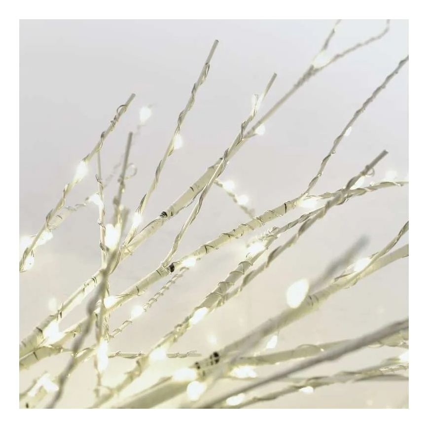 LED-Außen-Weihnachtsdekoration, 100 LEDs, 3×AA, warmweiß, IP44