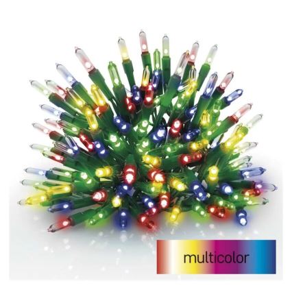 LED Außen-Weihnachtslichterkette 150xLED/27,35m IP44 mehrfarbig
