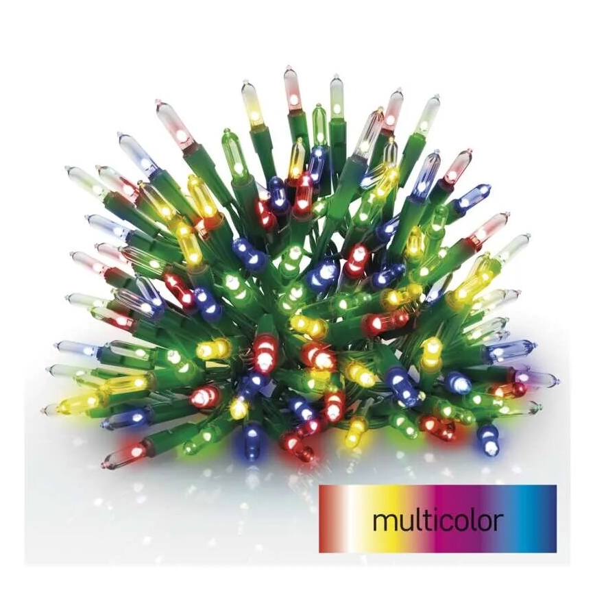 LED Außen-Weihnachtslichterkette 150xLED/27,35m IP44 mehrfarbig