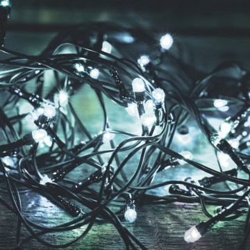 LED-Außen-Weihnachtslichterkette 1000xLED/230V 8 Funktionen 75 m IP44 kaltweiß