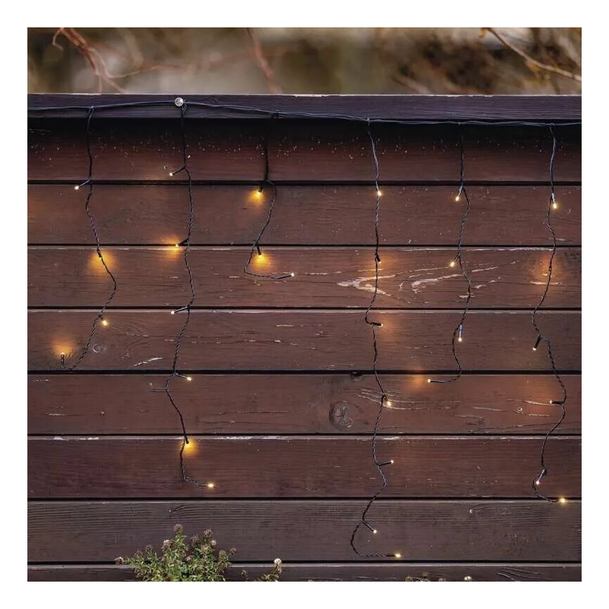 LED Außen-Weihnachtslichterkette 100xLED/2,5x0,9m IP44 warmweiß