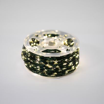 LED Außen-Weihnachtslichterkette 1500xLED/230V 8 Funktionen 153 m IP44 warmweiß + Fernbedienung