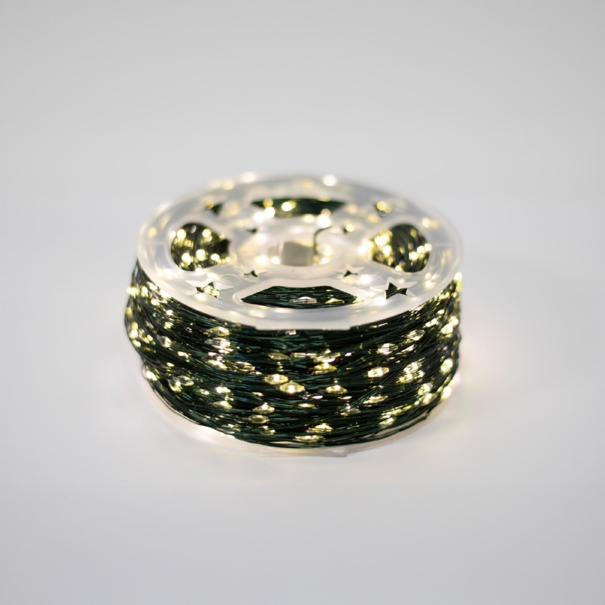 LED Außen-Weihnachtslichterkette 1500xLED/230V 8 Funktionen 153 m IP44 warmweiß + Fernbedienung