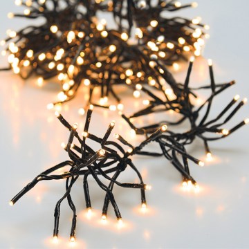 LED-Außen-Weihnachtslichterkette 1512xLED/230V/8 Funktionen 14 m IP44 warmweiß