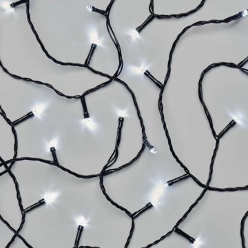 LED-Außen-Weihnachtslichterkette 40×LED/3×AA 3,3 m IP44 kaltweiß