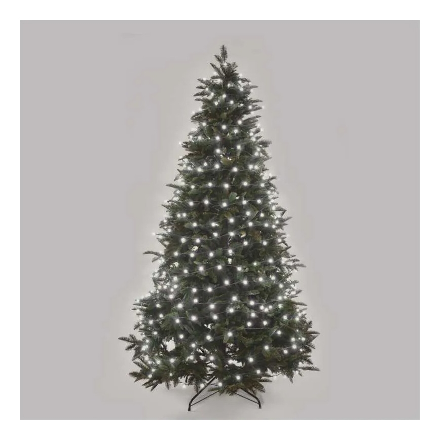 LED-Außen-Weihnachtslichterkette, 480 LEDs / 8 Funktionen, 53 m, kaltweiß, IP44