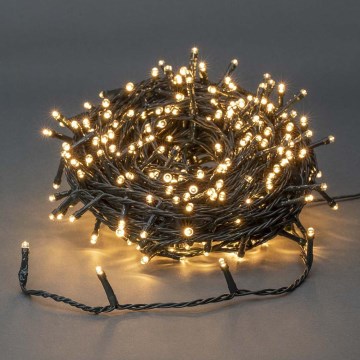 LED-Außen-Weihnachtslichterkette 720 LEDs / 7 Funktionen 57 m IP44 warmweiß
