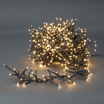 LED Außen-Weihnachtslichterkette 768xLED/7 Funktionen 8,6m IP44 warmweiß