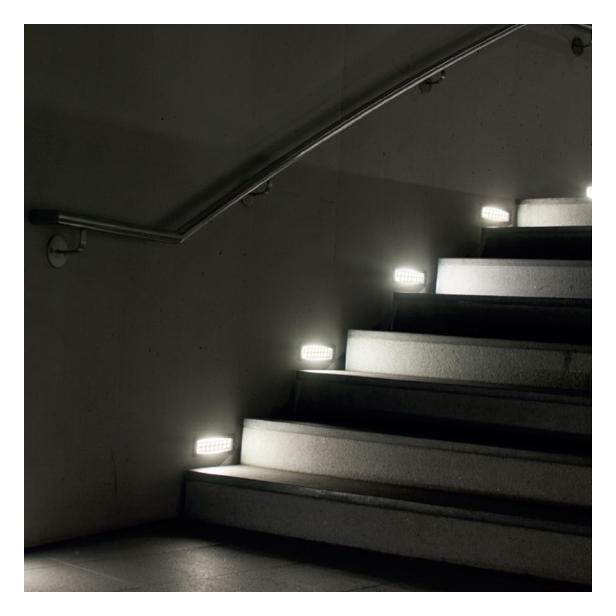 Panlux ID-A04/S - LED Außenleuchte INDEX 12 LED 1x12LED/1W/230V
