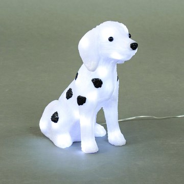 LED-Außendekoration 30xLED/3,6W/230V IP44 kaltweiß Dalmatiner-Muster