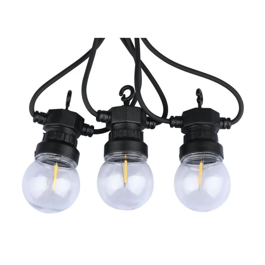 LED-Außenkette STRING 5m 10xLED/0,4W/24/230V 3000K IP44