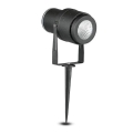 LED Außenlampe LED/12W/230V 3000K schwarz IP65