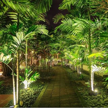 LED Außenlampe LED/12W/230V 3000K schwarz IP65