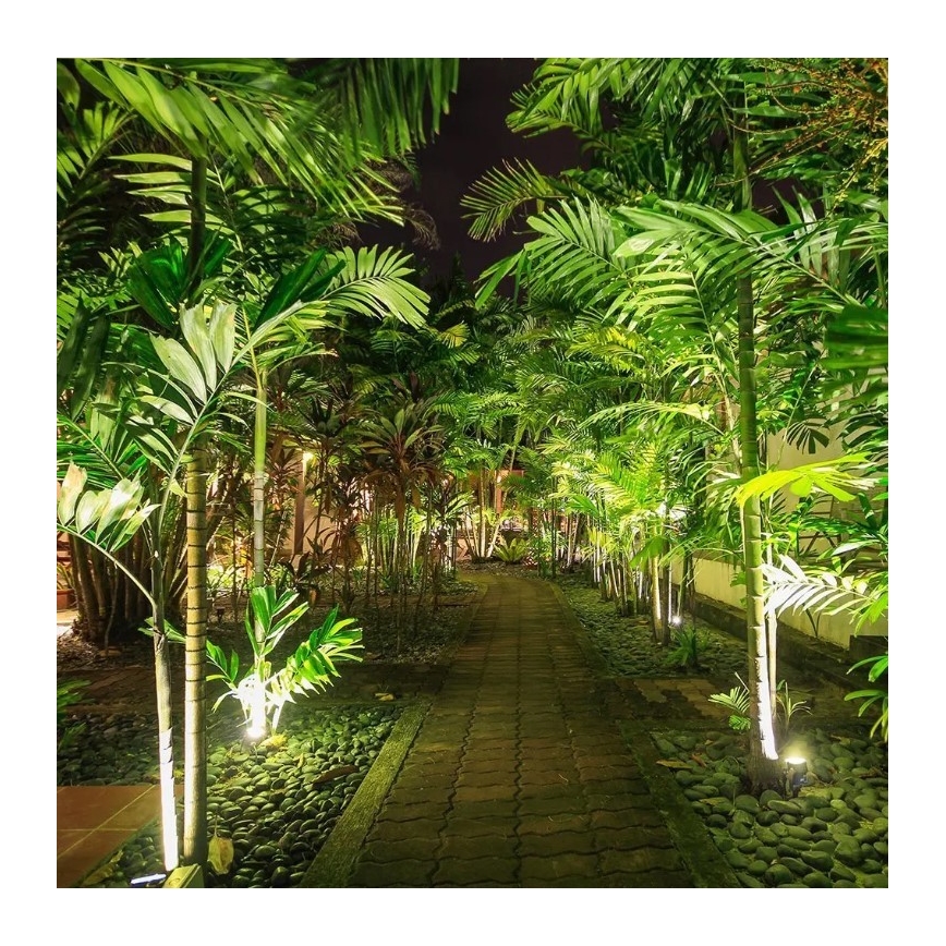 LED Außenlampe LED/12W/230V 3000K schwarz IP65