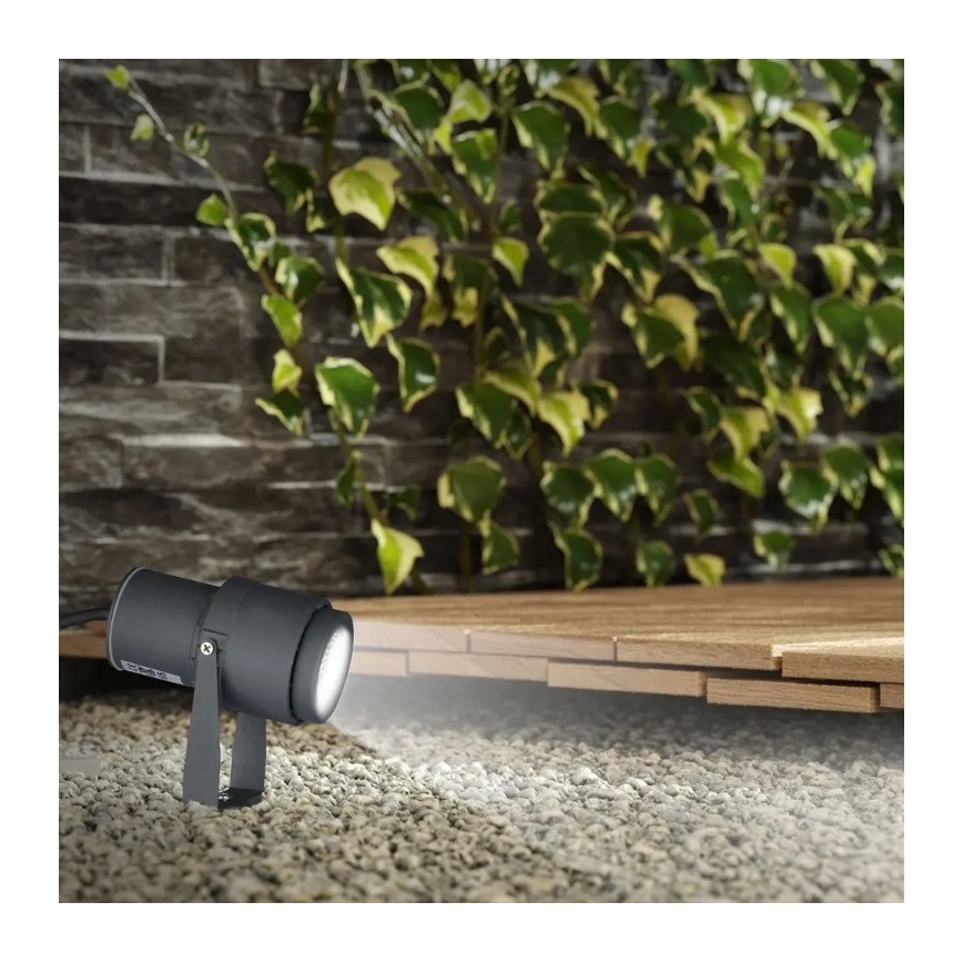 LED Außenlampe LED/12W/230V 4000K anthrazit IP65