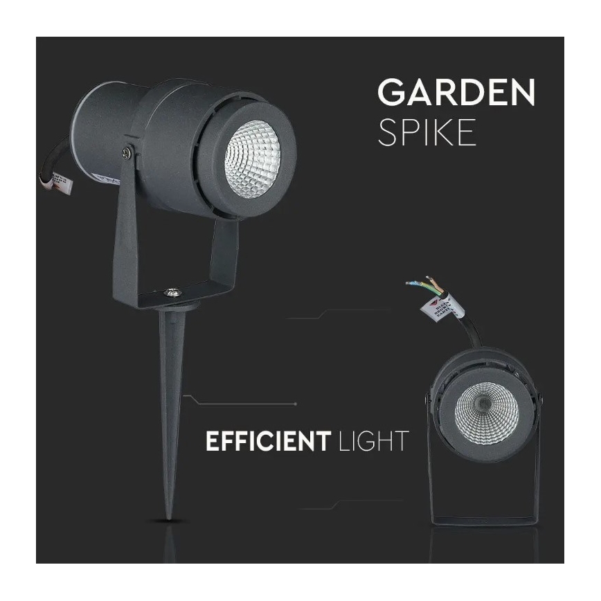 LED Außenlampe LED/12W/230V 4000K anthrazit IP65