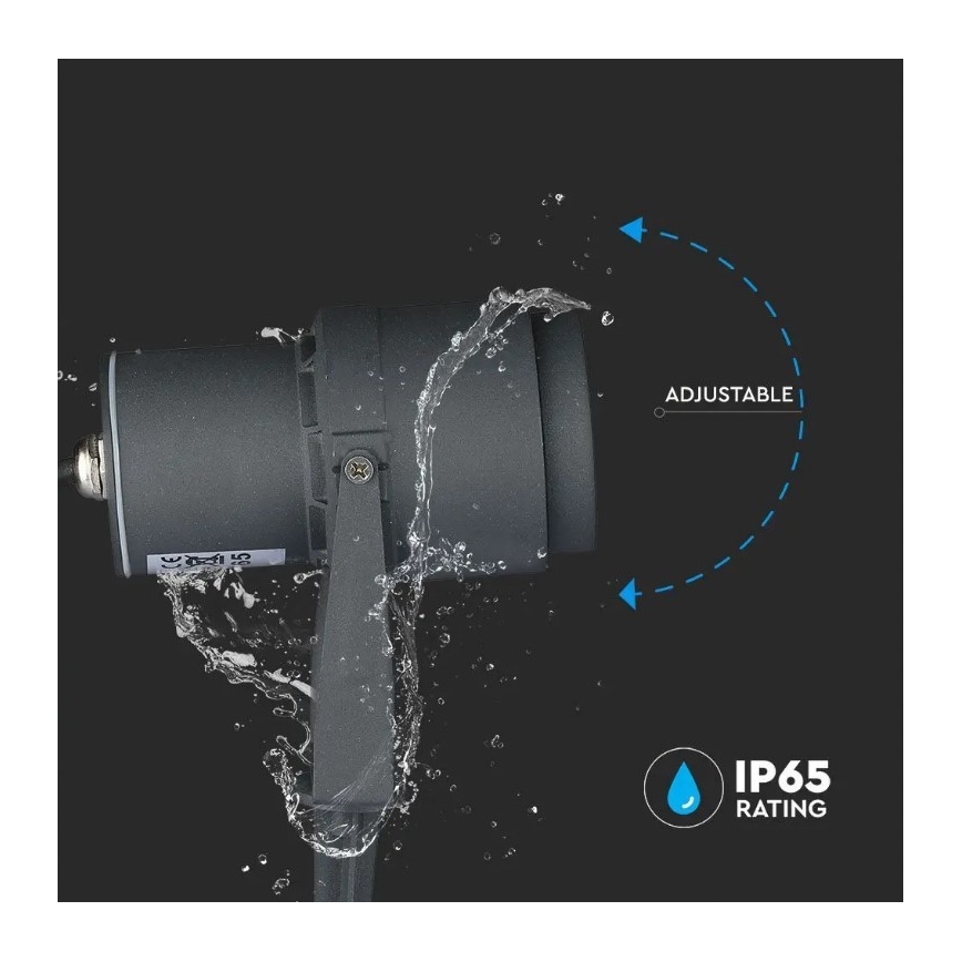 LED Außenlampe LED/12W/230V 4000K anthrazit IP65