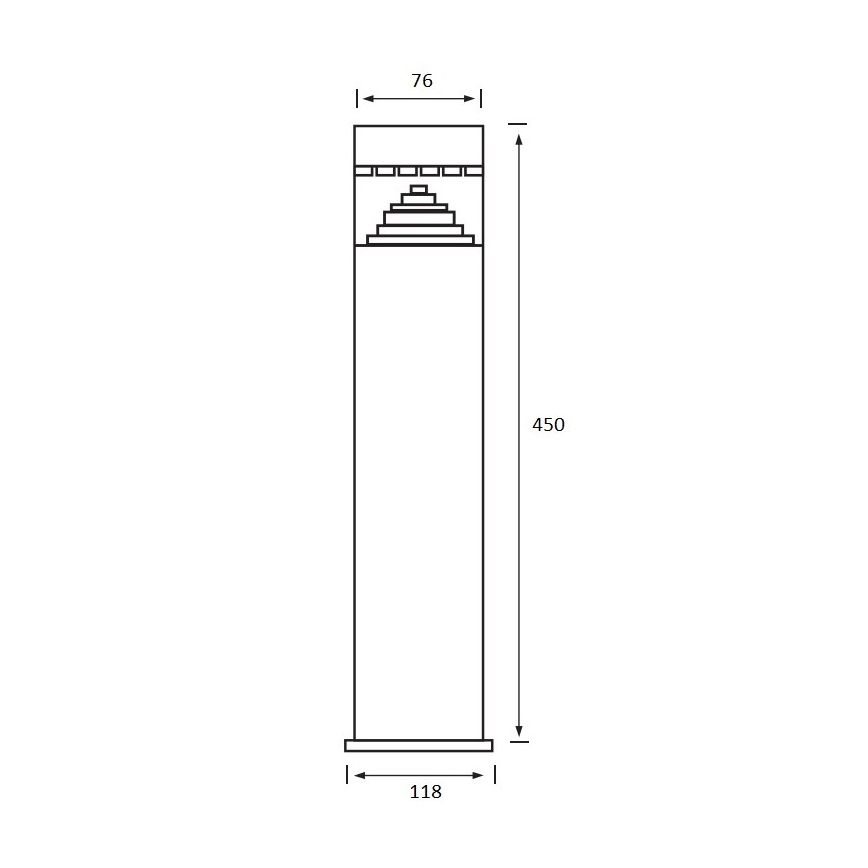 Greenlux - LED Außenlampe 1xLED/6W/230V IP44