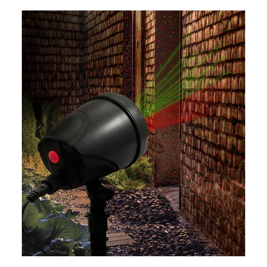 LED-Außenlaserprojektor LED/5W/230V IP44