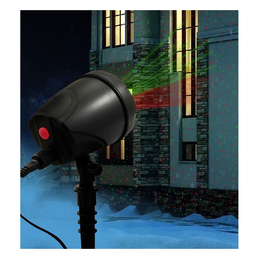 LED-Außenlaserprojektor LED/5W/230V IP44