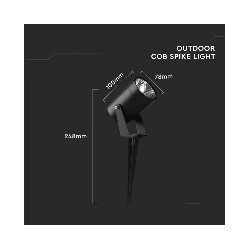 LED Außenleuchte LED/10W/230V 4000K IP65