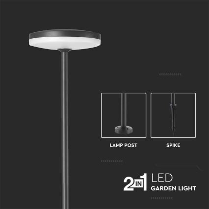 LED-Außenleuchte LED/12W/230V 4000K IP65 anthrazit