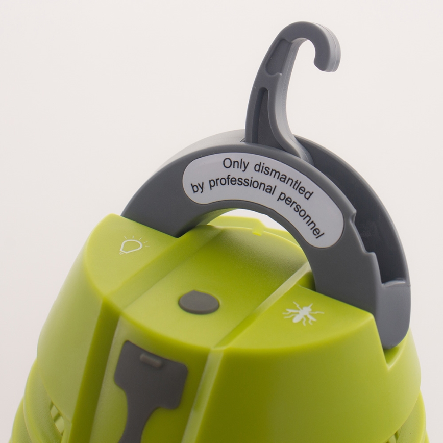LED-Außenleuchte mit Insektenfalle LED/5W/USB 1800mAh IP44