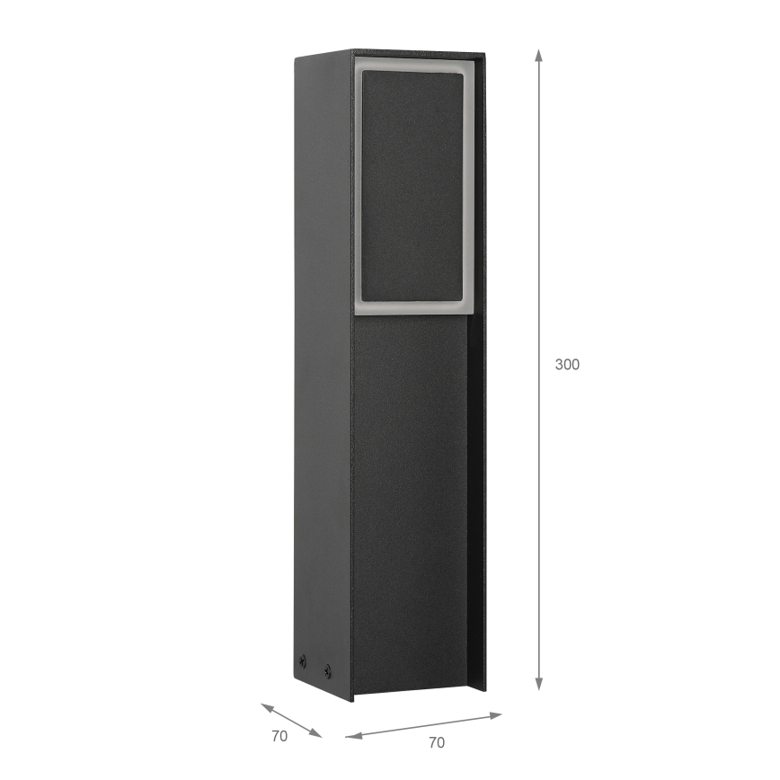LED Außenleuchte MODO LED/4,8W/230V 4000K IP54 30 cm schwarz