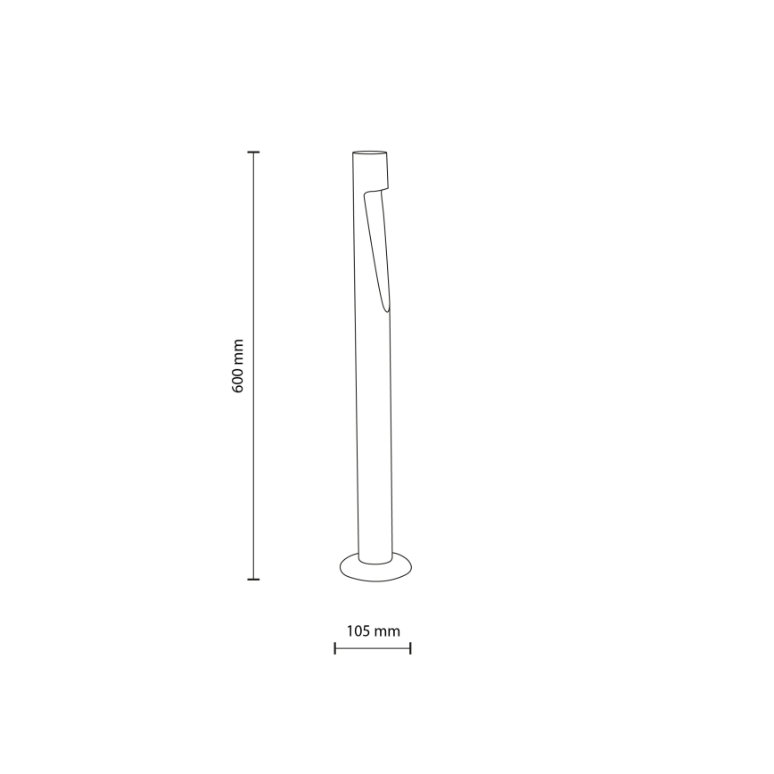 LED Außenleuchte SENA M LED/5W/230V IP65 60 cm beige