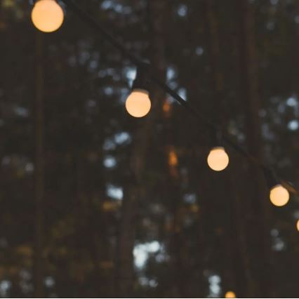 LED Außen-Lichterkette STRING 10m 20xLED/0,5W/24/230V 3000K IP44