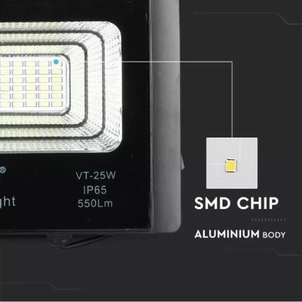 LED Außensolarleuchte LED/12W/3,2V 6000K IP65 + FB