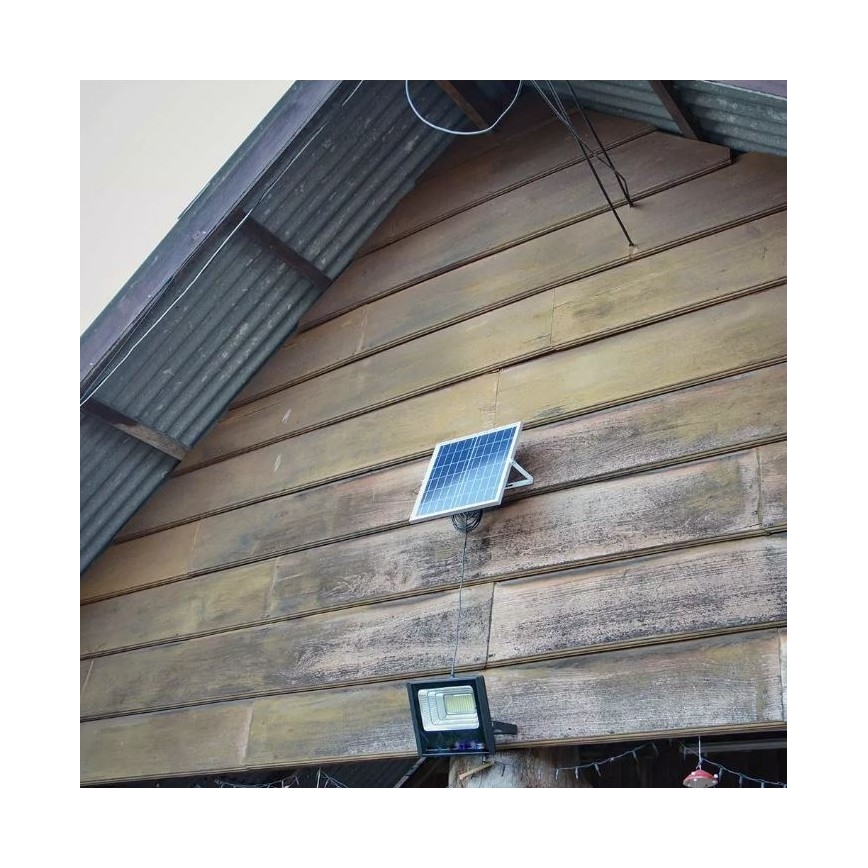 LED Außensolarleuchte LED/12W/3,2V 6000K IP65 + FB