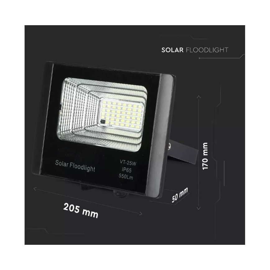 LED Außensolarleuchte LED/12W/3,2V 6000K IP65 + FB
