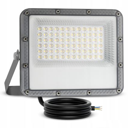 LED-Außenstrahler 50 W, 230 V, 4500 K, IP65, grau