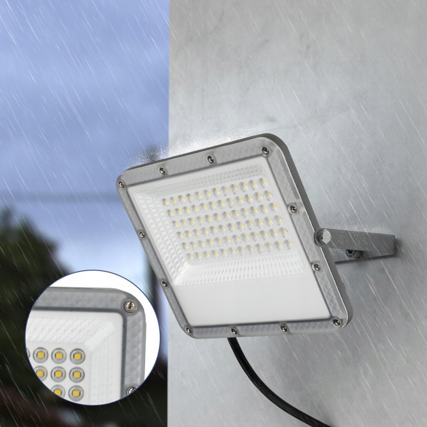 LED-Außenstrahler LED/100W/230V 4500K IP65 grau