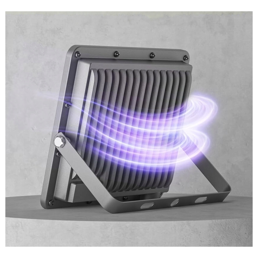 LED-Außenstrahler LED/100W/230V 4500K IP65 grau