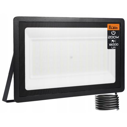LED-Außenstrahler LED/200W/230V 4500K IP65 schwarz