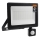 LED-Außenstrahler mit Bewegungs- und Dämmerungssensor LED/100W/230V 4500K IP65 schwarz