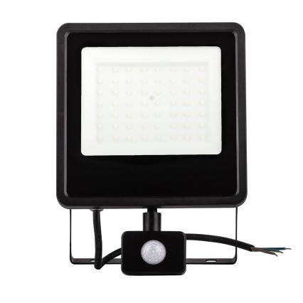 LED-Außenstrahler mit Sensor LED/100W/230V 4000K IP65 schwarz