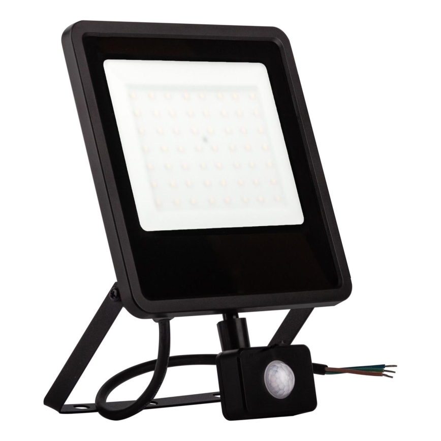 LED-Außenstrahler mit Sensor LED/30W/230V 4000K IP65 schwarz