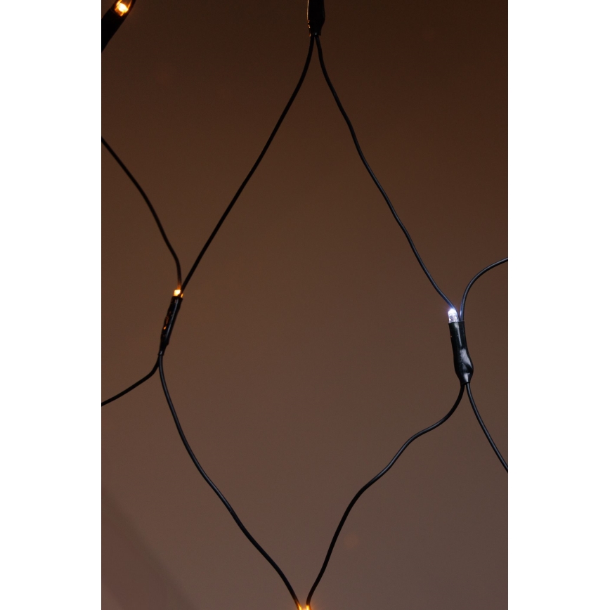 LED Außenvorhang NET 240xLED/7,2W/230V 1,5x2 m IP44 warmweiß