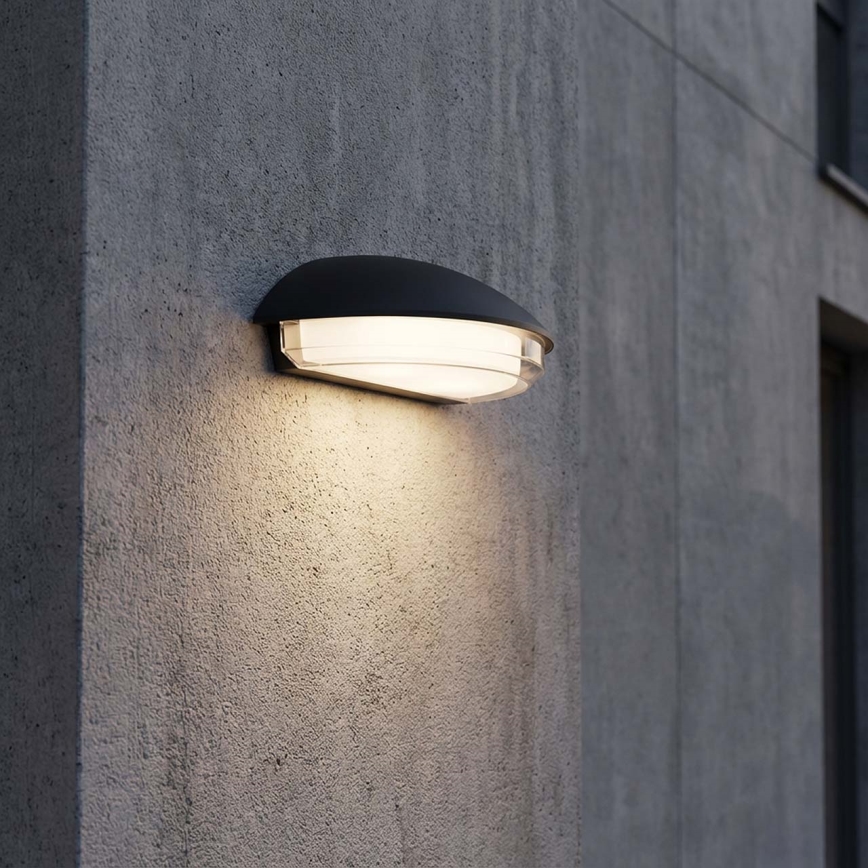 LED-Außenwandleuchte ALABAMA LED/12W/230V IP54 schwarz