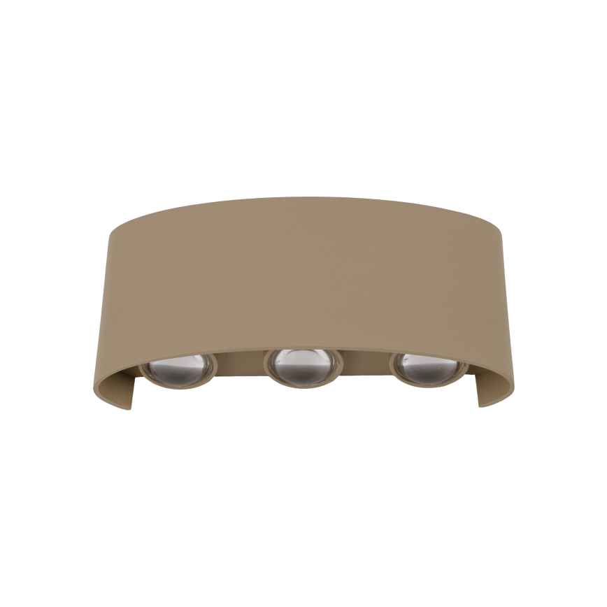 LED Außenwandleuchte ARROW LED/6W/230V IP54 beige