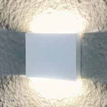 LED Außenwandleuchte CHICAGO 2xLED/3,25W/230V IP44 weiß