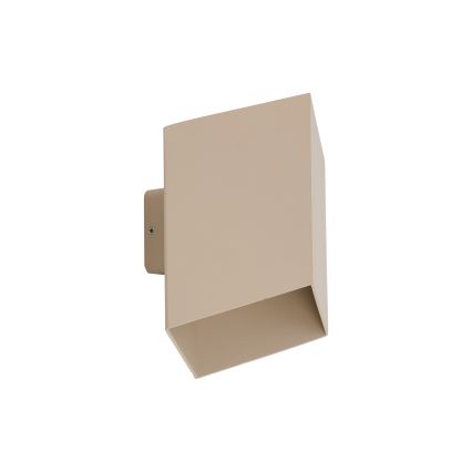 LED-Außenwandleuchte CUBE LED/10W/230V IP54 beige