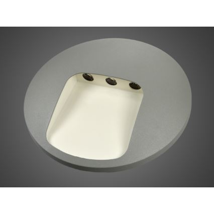 LED-Außenwandleuchte DACU LED/3W/230V IP54, grau
