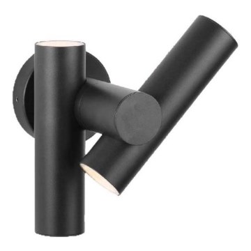 LED Außenwandleuchte flexibel 2xLED/3W/230V 4000K IP44 schwarz