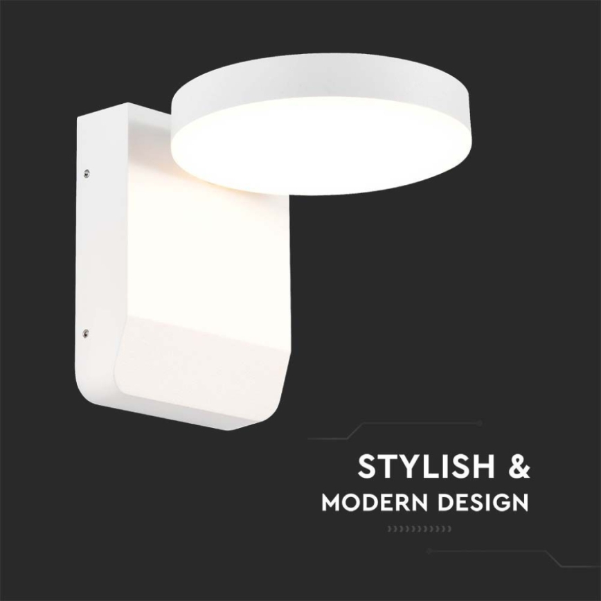 LED Außenwandleuchte flexibel LED/17W/230V IP65 4000K Weiß