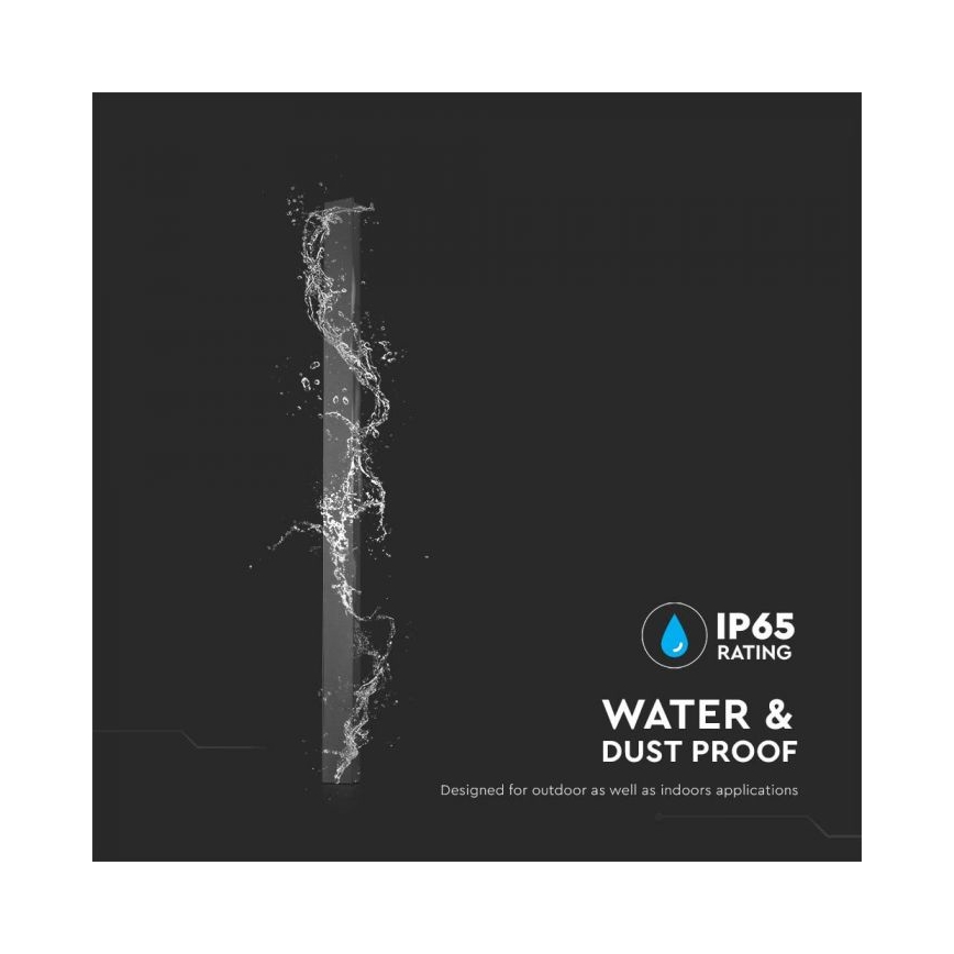 LED Außenwandleuchte LED/10W/230V 3000K IP65 51 cm schwarz